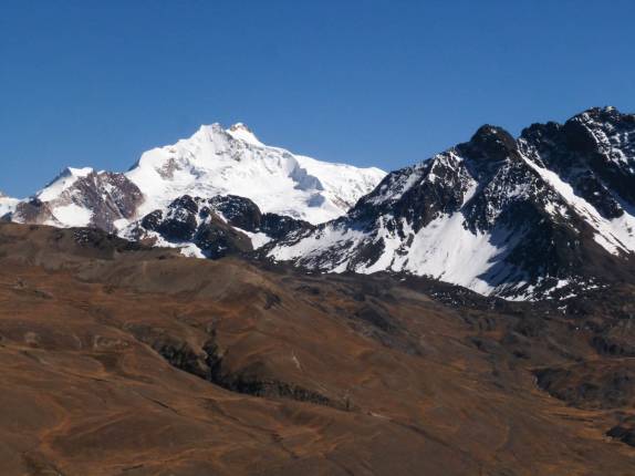 AS montanhas da região de Pampalarama, nos Andes bolivianos